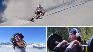 Talentovaná lyžařka Hanka