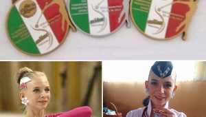 Talemtovaná Míša, 033, a její medaily - dvě zlata a stříbro z ME roztleskávaček! Blahopřejeme