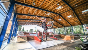 Míra, talentové číslo 001, ladil triky na VSA XTREME BMX CAMPU 2015