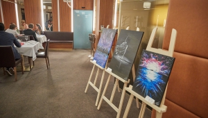 Veliký zájem byl o obrazy Kláry z Liberce, které Cesta talentu zprostředkovala stáž na katedře architektury