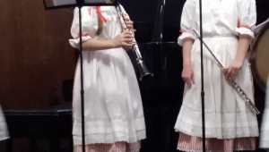 "v akci" na klarinet